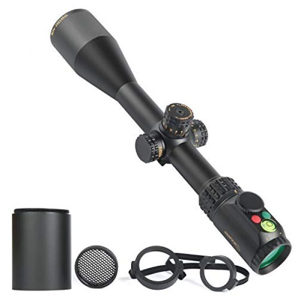 Sniper Rifle Scope 5 Sniper WKP 6-24x50mm SIDE FOCUS Scope Illuminated Mil-Dot Reticle