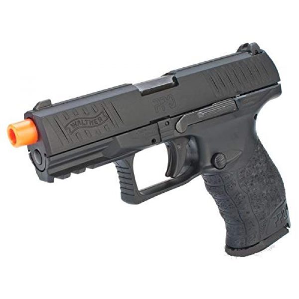 Umarex Airsoft Pistol 3 Umarex Walther PPQ Mod 2 Gas Blowback Airsoft Pistol with Included Elite Force Airsoft Green Gas Can and Wearable4U Pack of 1000 6mm 0.20g BBS Bundle