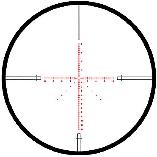 CZSM Rifle Scope 7 4.5-27X50 First Focal Plane (FFP) Rifle Scope with Red Illuminated Mil Reticle and Adjustable Objective 30mm Tube