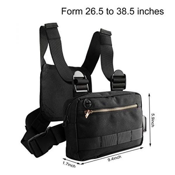 XMSound Tactical Backpack 2 XMSound Outdoor Sports Chest Bag,Tactical Chest Bag, Leisure Running, Riding Running Skateboard Hiking