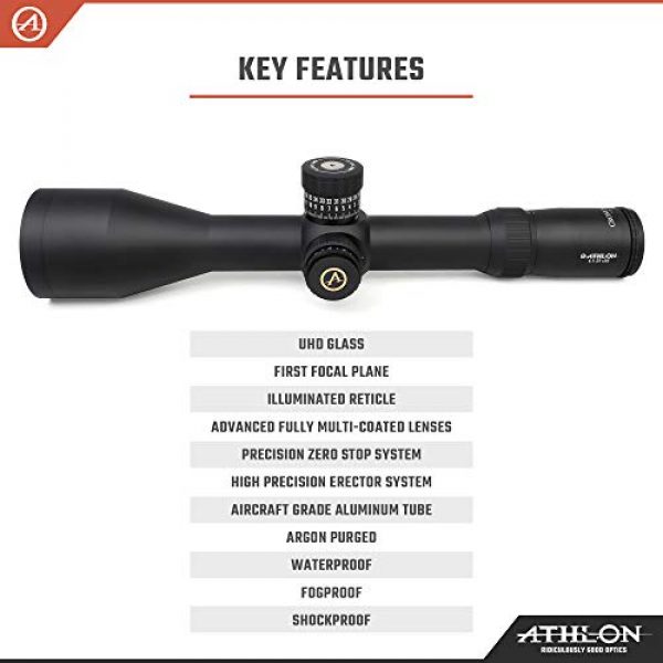 Athlon Optics Rifle Scope 3 Athlon Optics Cronus UHD 4.5-29x56 First Focal Plane Riflescopes