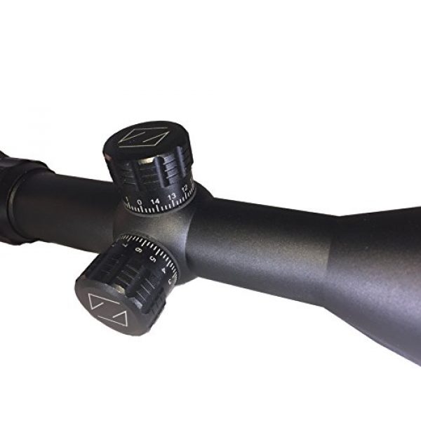 SG Sportsman's Gear Rifle Scope 4 SG Tactical 2.5-10X56E Rifle Scope with Red and Green Illuminated Crosshair and 56mm Objective Tube