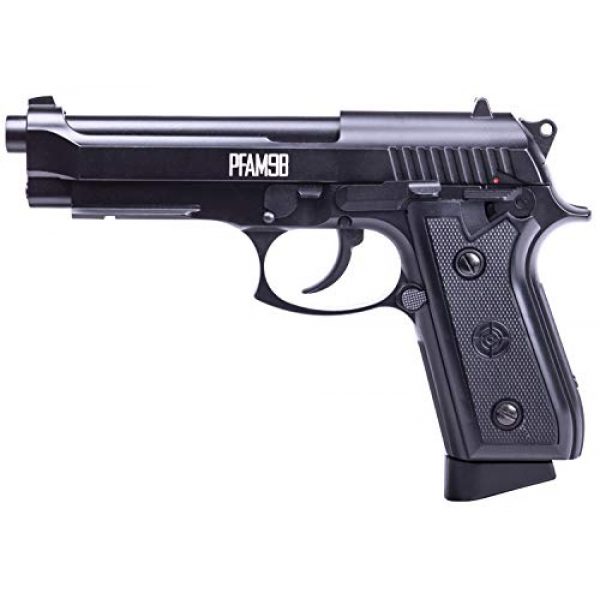 Crosman Air Pistol 2 Crosman PFAM9B CO2-Powered Full Auto Blowback BB Air Pistol,Black