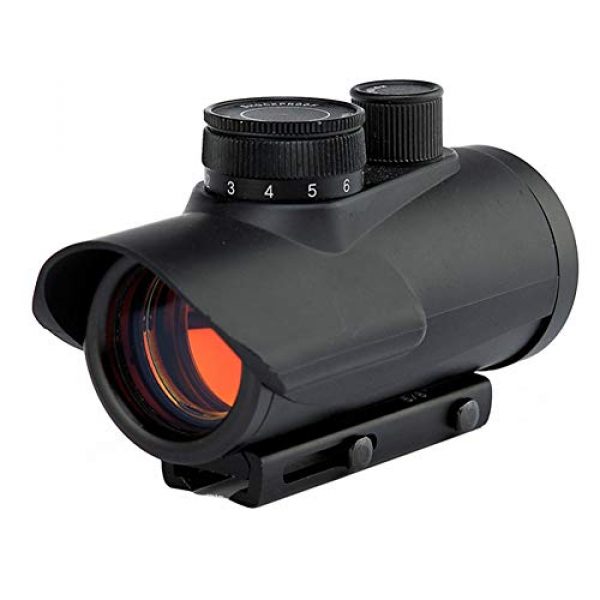 DJym Rifle Scope 1 DJym 30mm Matte Black Finish Red Dot Sight, Scope for Hunting Riflescope