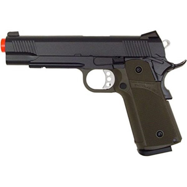 KJW Airsoft Pistol 2 gbb-615g - KJW full metal semi auto gas blowback pistol with free target trip tent(Airsoft Gun)