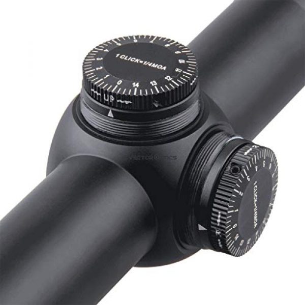 Vector Optics Rifle Scope 4 Vector Optics Matiz 6-18x44mm, 25.4mm Tube, 1/4 MOA Per Click, Second Focal Plane (SFP) Tactical Riflescope