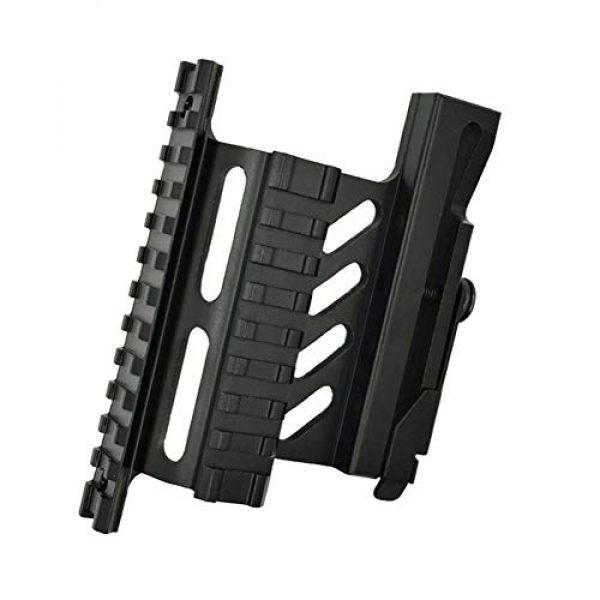 DJym Rifle Scope 2 DJym Advanced Scope Rail with Decorative Slot Rail 22mm Suitable for Most Sights