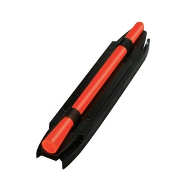 HIVIZ Rifle Sight 1 HIVIZ Narrow Magnetic Fiber Optic Shotgun Sight with Red Light Pipe