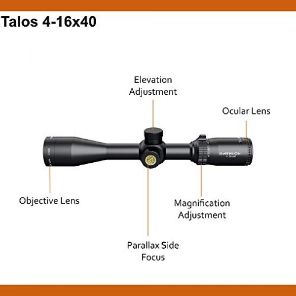 Athlon Rifle Scope 2 Athlon Optics Talos 4-16x40 Mildot Rifle Scope Second Focal Plane Bundle with a Lumintrail Cleaning Cloth