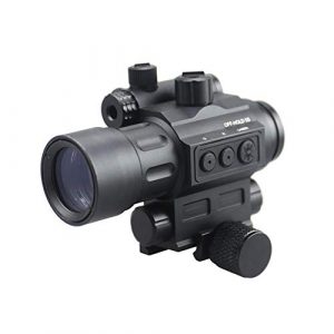 DJym Rifle Scope 1 DJym Advanced Button Red Dot Sight, 1X Waterproof and Anti-Fog Rifle Scope