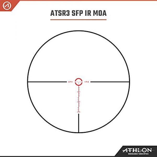 Wearable4U Rifle Scope 7 Wearable4U Athlon Optics Helos BTR 1-4.5x24, Direct Dial, 30mm, SFP, ATSR3 IR MOA Reticle Riflescope with Included Extra Battery CR2032 Lens Cleaning Pen and Lens Cleaning Cloth Bundle