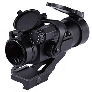 DONGYUCHUN Rifle Scope 1 DONGYUCHUN M2 Non-Magnification Scope with Blue Coating Metal Wire Differentiation Inner red dot Scope Shockproof and Waterproof Rifle Scope