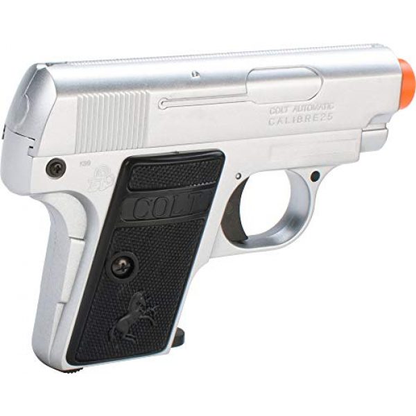 CyberGun Airsoft Pistol 2 Colt 25 Silver airsoft gun