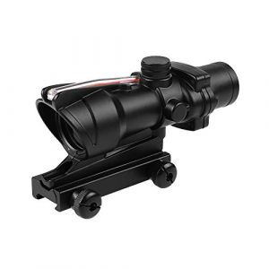 DONGYUCHUN Rifle Scope 1 DONGYUCHUN Metal Sight 4 32, 4 Times The Scope, with a Cross Scope with Excellent Brightness and Color Chasing Rifle Scope,A