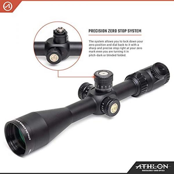 Wearable4U Rifle Scope 5 Athlon Optics Argos BTR GEN2 6-24X50, Direct Dial, Side Focus, 30mm, First Focal Plane Riflescope with Included Extra Battery CR2032 and Wearable4U Lens Cleaning Pen and Lens Cleaning Cloth Bundle