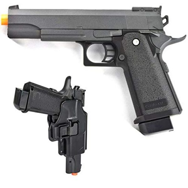 Billybee Airsoft Pistol 1 Billybee Full Size Metal Airsoft Spring Pistol Hand Gun w/Hard Shell Holster 6mm BB BBS
