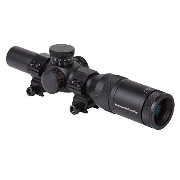 Firefield Rifle Scope 6 Firefield Close Combat 1-6x24 1st Focal Plane Illuminated Riflescope, Model:FF13022