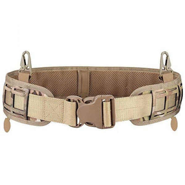 H World Shopping Tactical Belt 1 H World Shopping Airsoft Tactical Military Paintball Hunting 1000D Nylon Multi-Functional Combat Waist Belt