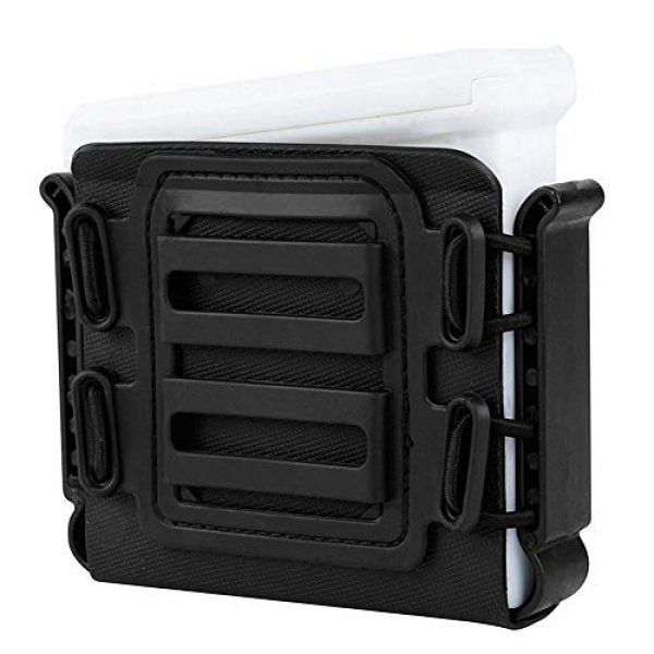 FIRECLUB Tactical Pouch 1 FIRECLUB Tactical Magazine Pouches Soft Shell Mag Carrier Holster with Molle and Belt Clip for ASW338 L96A1 Ares Mags Magazine