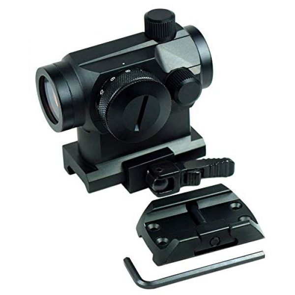 Evans Unlimited Rifle Scope 1 Evans Unlimited Red Dot Sight Hunting Accessories Tactical Red Dot Scope with Green Dot and Riser