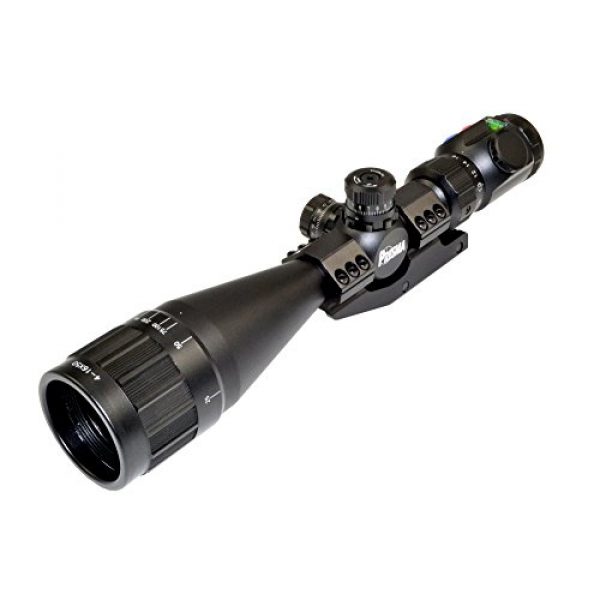 Presma Rifle Scope 4 PRESMA 4-16X50AOL Precision Rifle Scope with Illuminated Red, Green, Blue RXR Reticle, AO Adjustment