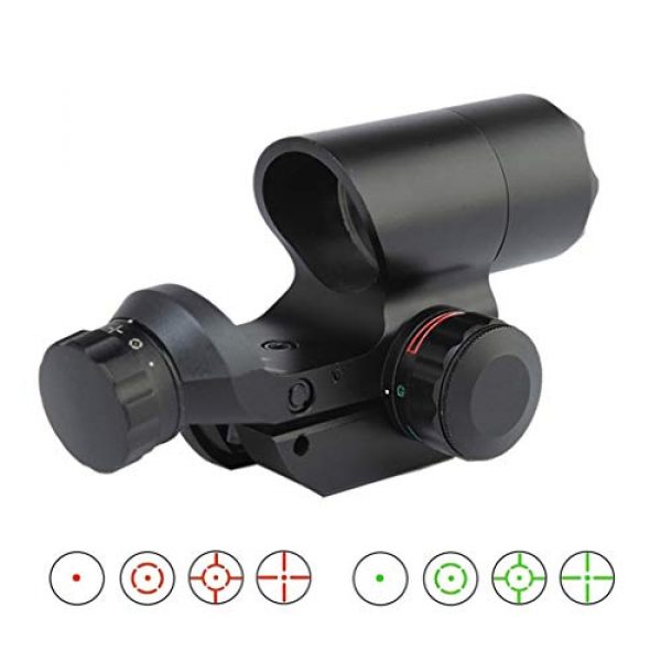 AJDGL Rifle Scope 1 AJDGL 1x22mm Tactical Airsoft Red Green Dot Scope- Hunting Optics Rifle Scope Holographic Sight fits 20mm Picatinny Rail
