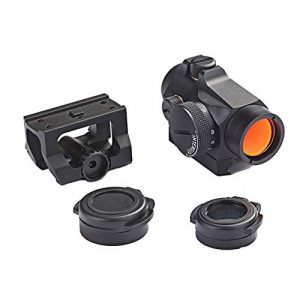 UELEGANS Rifle Scope 1 UELEGANS Outdoor Hunting 1X24 red Green dot Sight red dot Sight Scope with Integral Picaninny-Style Base and flip-up Cover