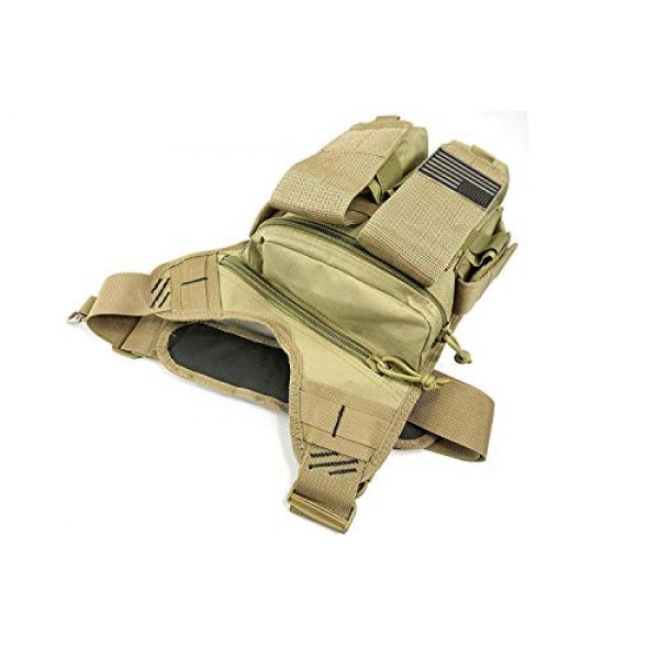 K-Cliffs Tactical Backpack 2 Rapid Deployment Push Pack Tactical Range Bag Responders Utility Sling Bags Tan