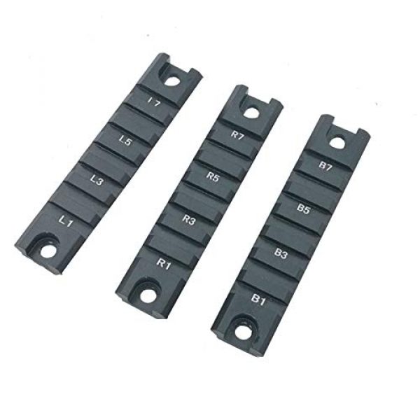 DJym Rifle Scope Mount 2 DJym Advanced Metal Lettering Scope Rail, 22Mm Suitable for Most Sights (Three Packs)