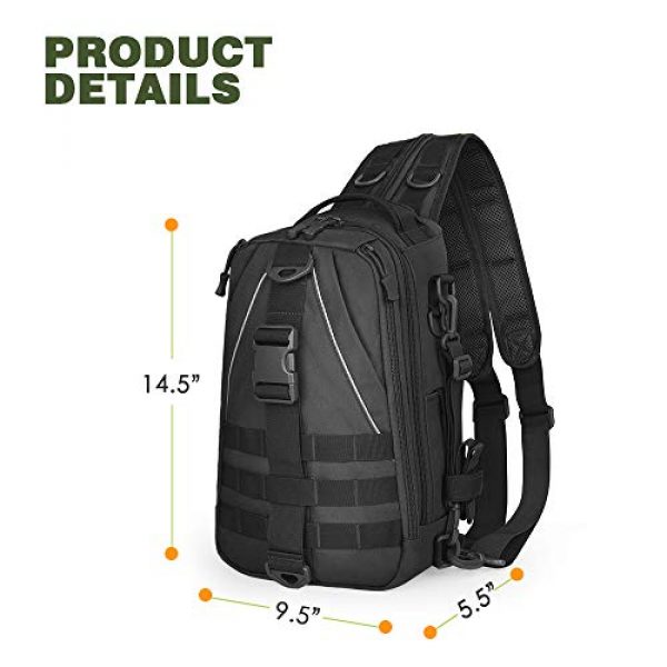 EUTOPETIAN Tactical Backpack 4 EUTOPETIAN Tactical-Backpack for Survival Military-Assault Pack Molle-Rucksack Bag Gear for Outdoor Hiking Camping