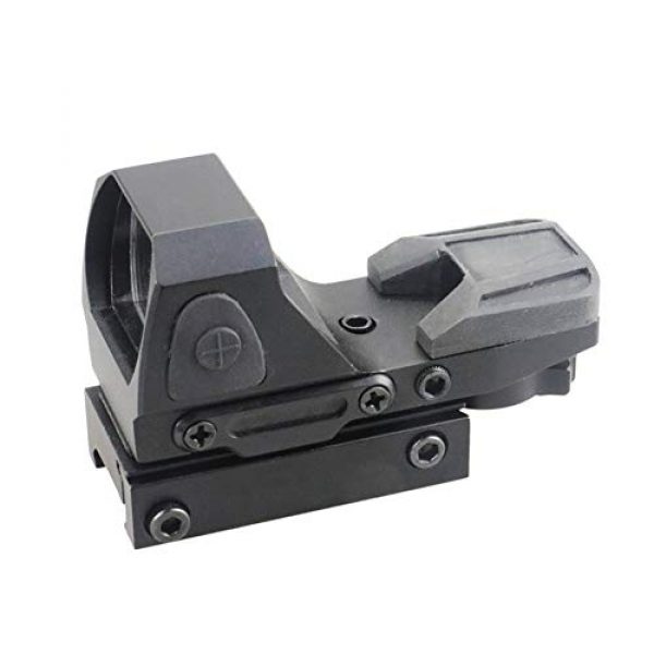 DJym Rifle Scope 6 DJym Button Red Dot Sight, Shockproof Stable Rifle Scope Suitable for Hunting Games