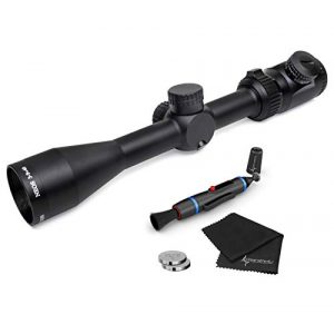 Wearable4U Rifle Scope 1 Athlon Optics Neos 3-9x40, Capped, Fixed Focus, 1 inch, SFP Riflescope with Included Wearable4U Lens Cleaning Pen and Lens Cleaning Cloth Bundle