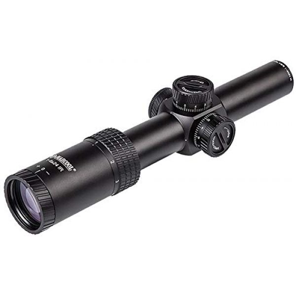 Marcool Rifle Scope 2 Marcool 1-6X24 Rifle Scope HD IR 1/5MIL Tactical Hunting Aim Red Dot Point Hunting Optics Sight