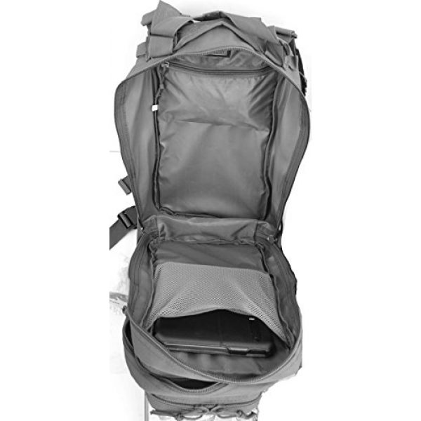 Explorer Tactical Backpack 7 Explorer Tactical 72 Hours Combat Rucksack 17 Inch Backpack-Black with Pick Stripes