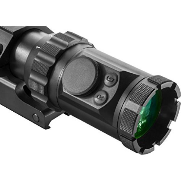 BARSKA Rifle Scope 5 Barska AC12138 Rifle Scope 1-6x32 Red/Green Illuminated Mil-Dot Reticle with Cantilever Ring