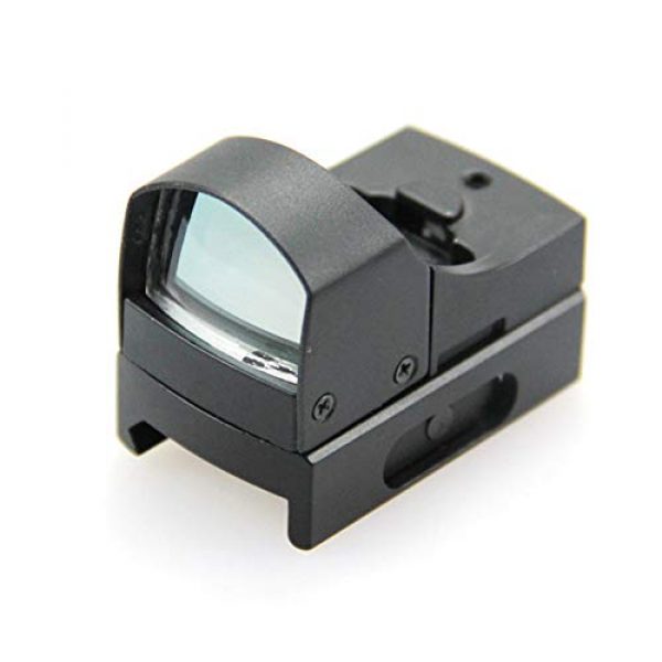 DJym Rifle Scope 1 DJym 1X Red Dot Sight Red Green Adjustable 22MM Rail Hunting Sight
