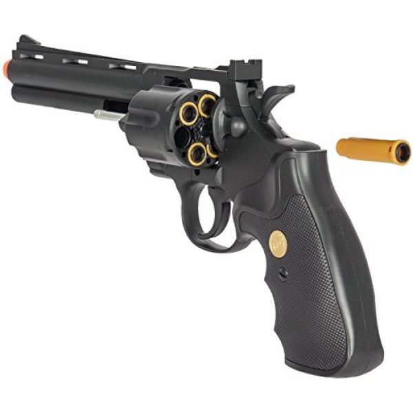 Airsoft Airsoft Pistol 4 Airsoft 357 Magnum Revolver Full Size Spring Pistol Hand Gun w/Shells 6mm BB