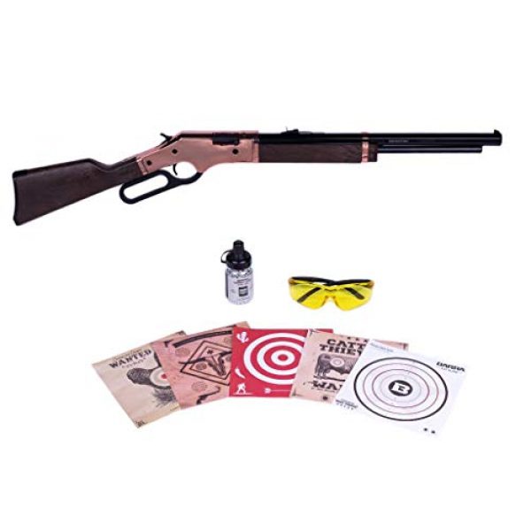 Barra Air Rifle 1 Barra Airguns 1866 Air Rifle Rosie Bundle Kit .177 Cal Pellet and BB Gun for Kids and Youth