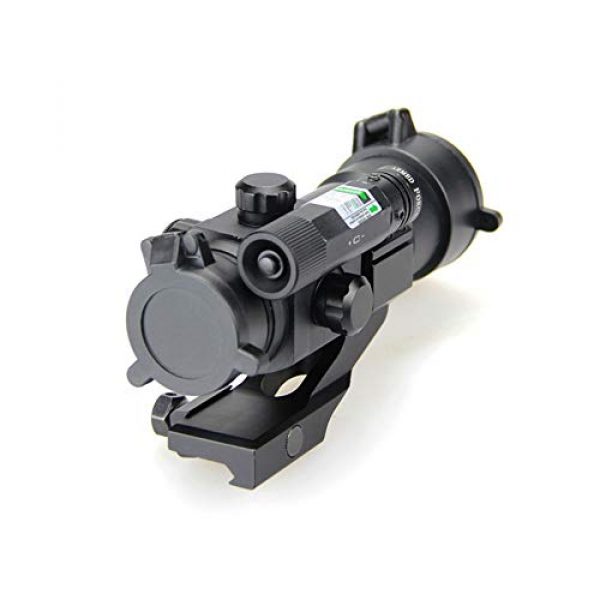 DJym Rifle Scope 4 DJym Blue Film Inside Red Dot Sight, High-Definition Red Dot Fast Sight Waterproofing Anti-Fog Seismic Gift-Level Sight