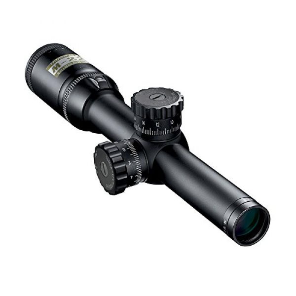 Nikon Rifle Scope 1 Nikon M-223 1-4x20mm Riflescope, Matte Point Blank Reticle w/Interchangeable Turret