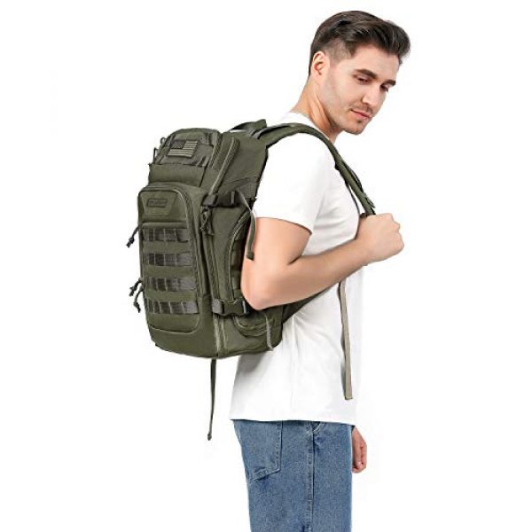 MOSISO Tactical Backpack 7 MOSISO 30L Tactical Backpack, Military Daypack 3 Day Assault Molle Rucksack Bag