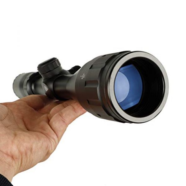 WINFREE Rifle Scope 3 WINFREE 3-9X40 Mil Dot Rifle Scope Optics Optical Scope for Hunting 1 inch Tube with 20mm Picatinny Rings