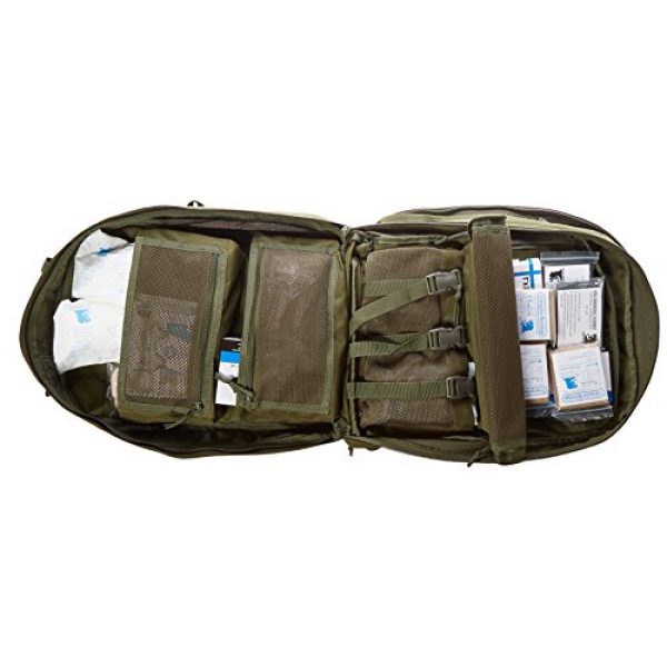Stomp Medical Kit Tactical Backpack 4 Stomp Medical Kit Fully Stocked First Aid Backpack, OD Green