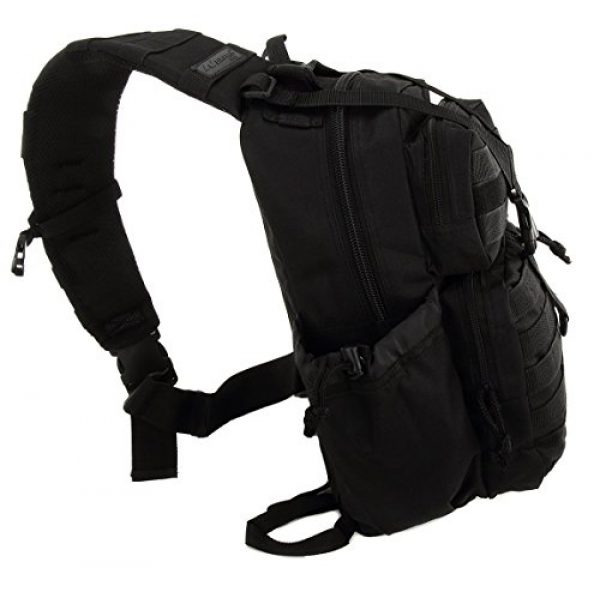 NPUSA Tactical Backpack 4 NPUSA Mens Tactical Gear Molle Hydration Ready Sling Shoulder Backpack Daypack Bag