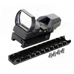 TRINITY Rifle Scope 2 TRINITY Reflex Sight and Base Mount for Marlin 336 Rifle Picatinny Weaver Base Mount Adapter Aluminum Black Hunting Optics Mount Tactical Home Defense Accessory Single Rail.