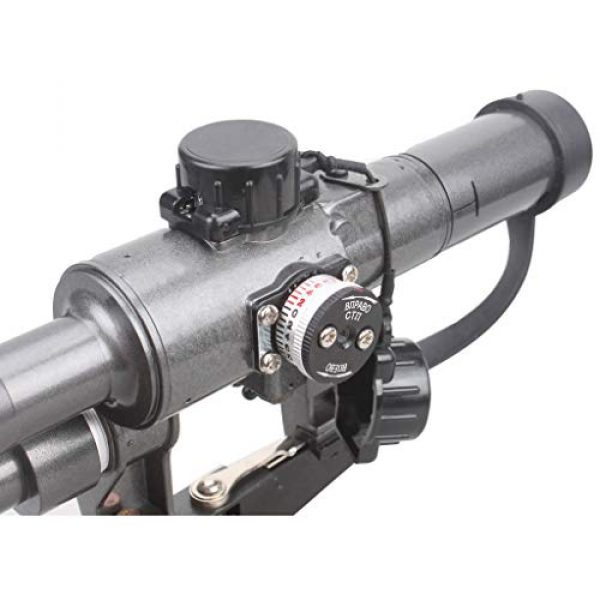 Vector Optics Rifle Scope 5 Vector Optics SVD Dragunov 3-9x24mm First Focal Plane (FFP) Tactical Riflescope with Red Illuminated Rangefinding Reticle