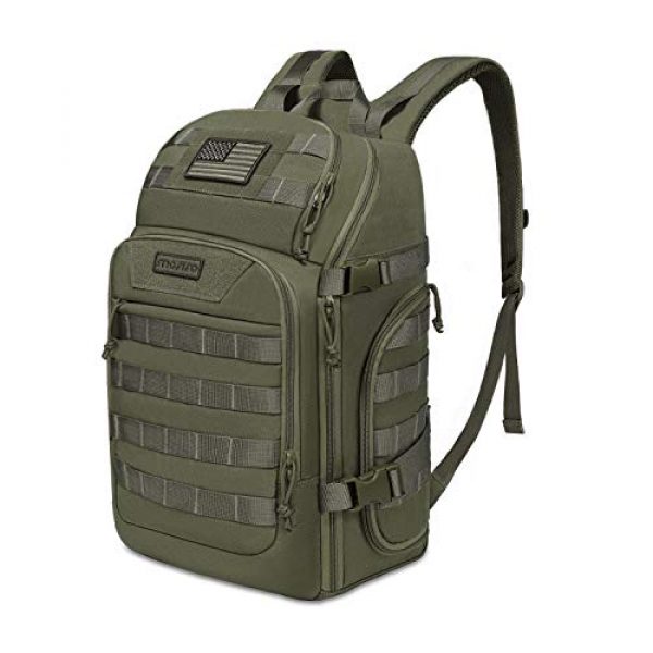 MOSISO Tactical Backpack 1 MOSISO 30L Tactical Backpack, Military Daypack 3 Day Assault Molle Rucksack Bag