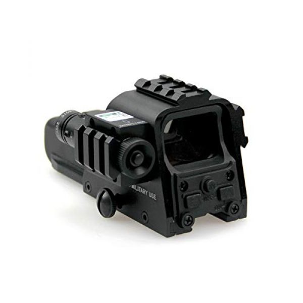 DJym Rifle Scope 2 DJym HD Close Range Fast Sight, Red Dot Sight 137x50x61mm with Rail is a Gift for Hunters