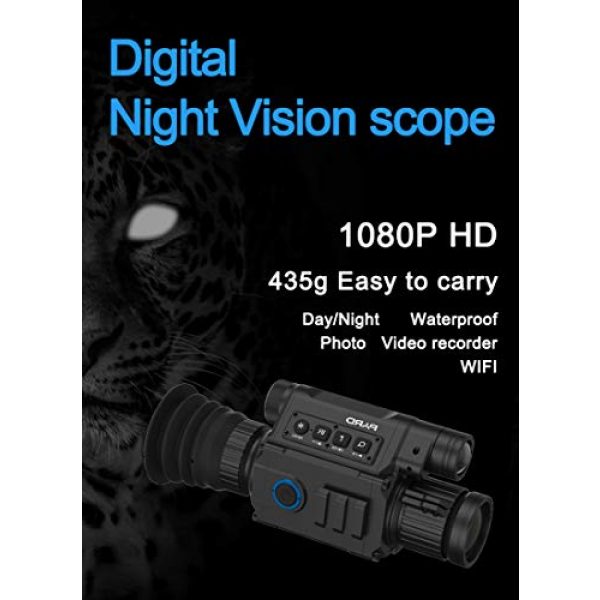 DJym Rifle Scope 2 DJym Infrared Night Vision, Thermal Imaging Night Vision Digital Video Patrol Hunting