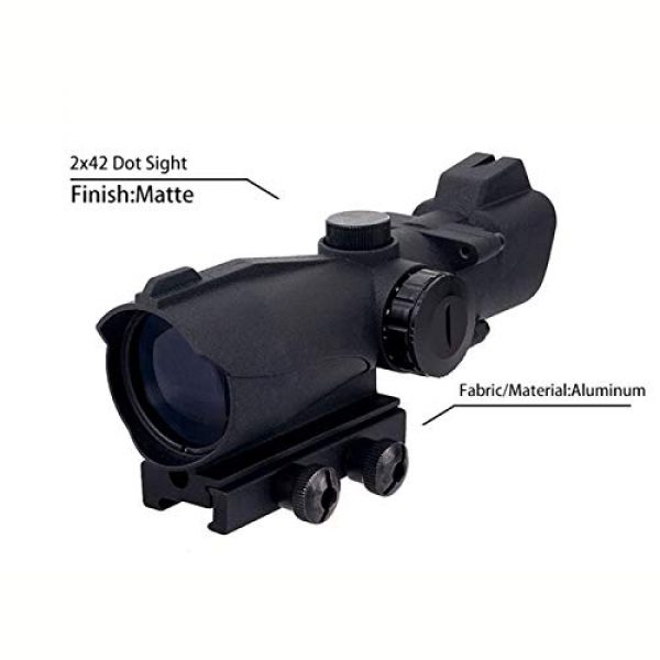 Fashion Sport Rifle Scope 4 Fashion Sport Tactical Optical 2x42 Dot Sight Hunting air Gun red/Green dot Sight Magnification Scope for Airsoft Hunting